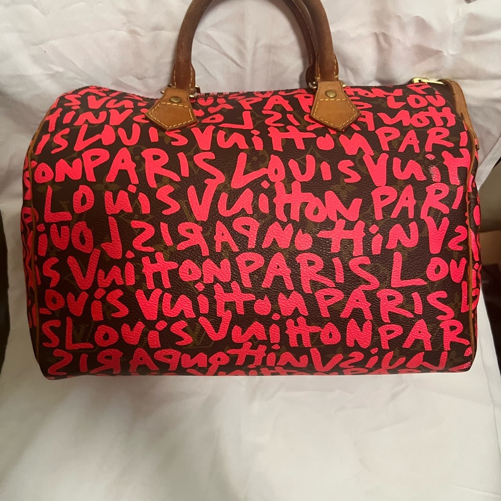 COPY - Authentic Louis Vuitton graffiti speedy